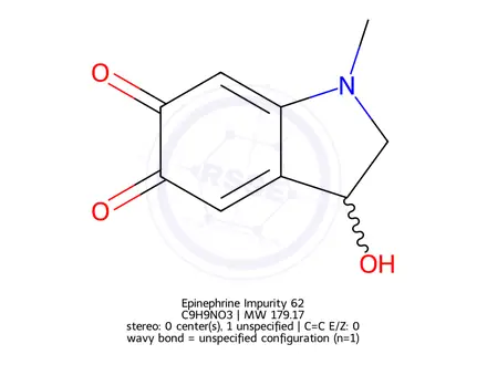 Chemical structure of Epinephrine Impurity 62