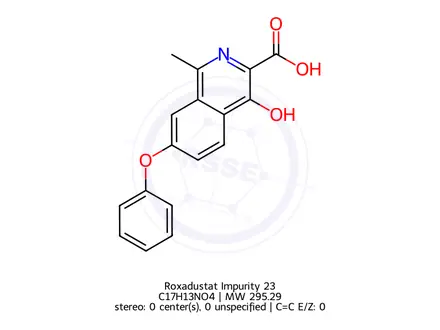 Chemical structure of Roxadustat Impurity 28