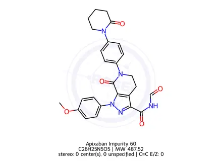 Chemical structure of Apixaban Impurity 60