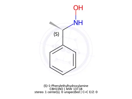 Chemical structure of (S)-1-Phenylethylhydroxylamine