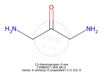 Chemical structure of 1,3-diaminopropan-2-one