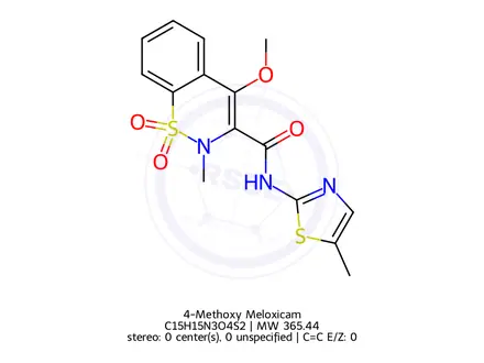 Chemical structure of 4-Methoxy Meloxicam