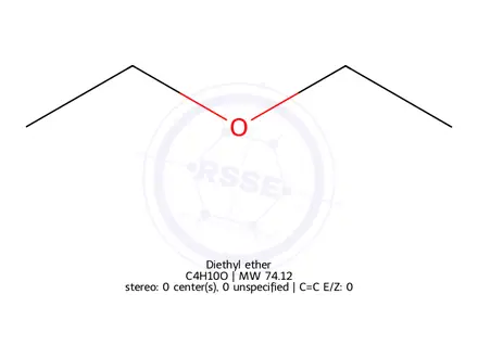 Chemical structure of Boron Trifluoride diethyl etherate (BSC)