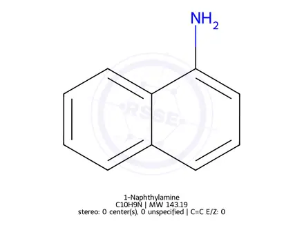 Chemical structure of 1-Naphthylamine