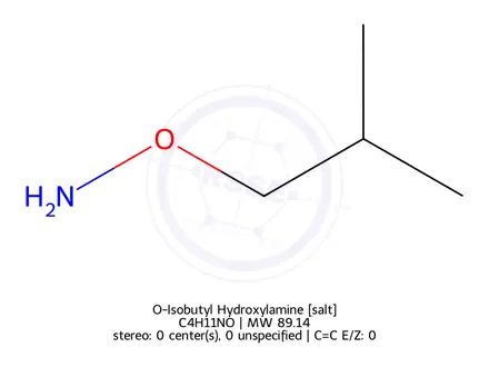 Chemical structure of O-Isobutyl Hydroxylamine