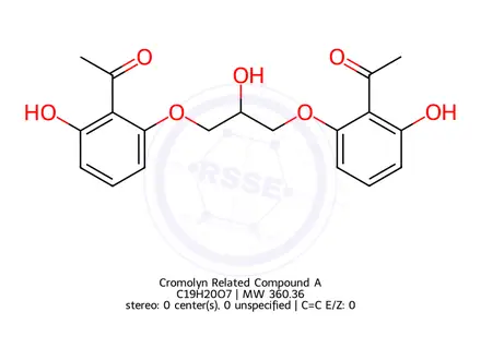 Chemical structure of Sodium cromoglicate Impurity 9