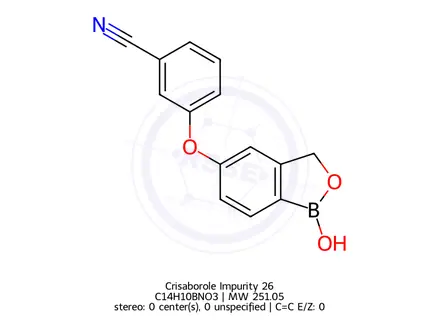 Chemical structure of Crisaborole Impurity 26