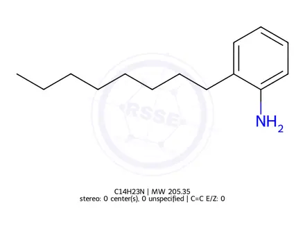 Chemical structure of 2-Octylaniline