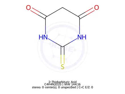 Chemical structure of 2-Thiobarbituric Acid
