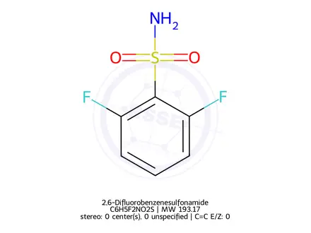 Chemical structure of 2,6-Difluorobenzenesulfonamide