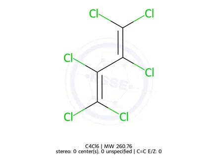 Chemical structure of Hexachlorobutadiene