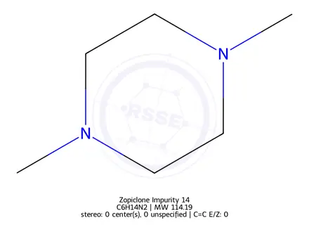 Chemical structure of Zopiclone Impurity 14