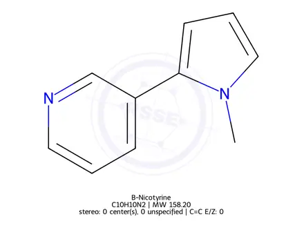 Chemical structure of B-Nicotyrine