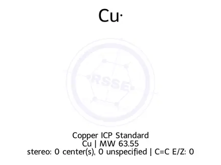 Chemical structure of Copper ICP Standard