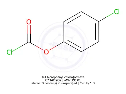 Chemical structure of 4-Chlorophenyl chloroformate