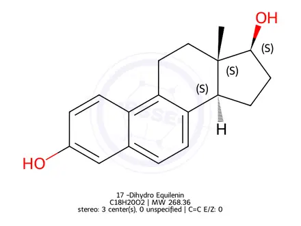 Chemical structure of Estradiol Impurity 11