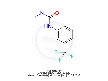 Chemical structure of Fluometuron