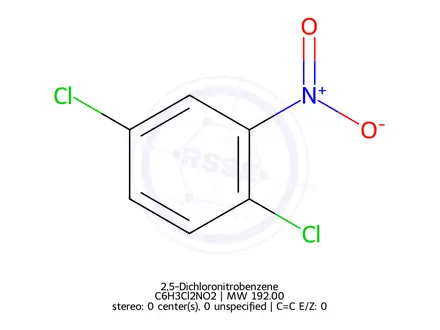 Chemical structure of 2,5-Dichloronitrobenzene