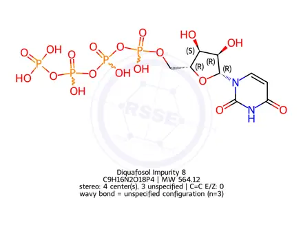 Chemical structure of Diquafosol Impurity 8