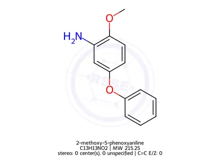 Chemical structure of 2-methoxy-5-phenoxyaniline
