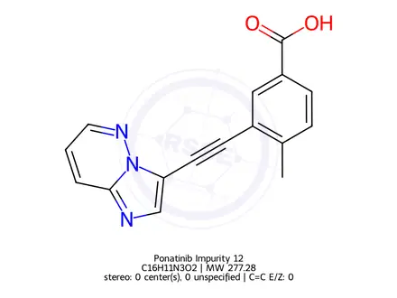 Chemical structure of Ponatinib Impurity 12