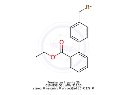 Chemical structure of Telmisartan Impurity 26