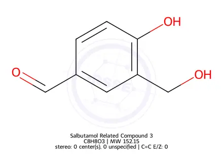 Chemical structure of Albuterol Impurity Q