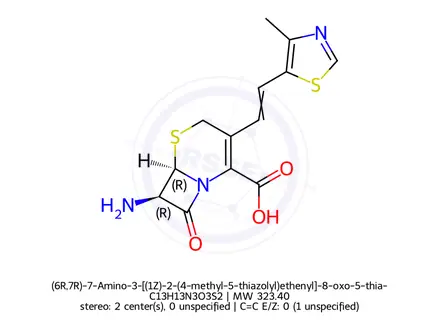 Chemical structure of Cefditoren Impurity 3