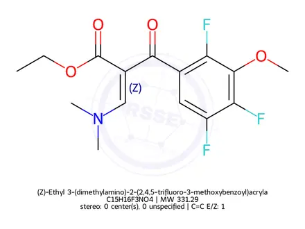 Chemical structure of Moxifloxacin Impurity 38