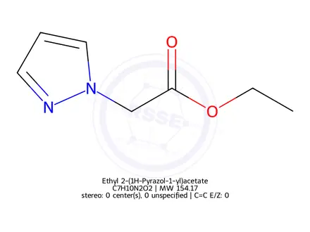 Chemical structure of Ethyl 2-(1H-Pyrazol-1-yl)acetate
