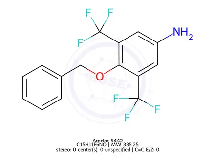 Chemical structure of Aroclor 5442