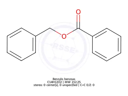 Chemical structure of Benzylis benzoas