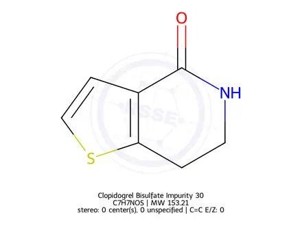 Chemical structure of Clopidogrel Bisulfate Impurity 30
