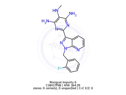 Chemical structure of Riociguat Impurity 7