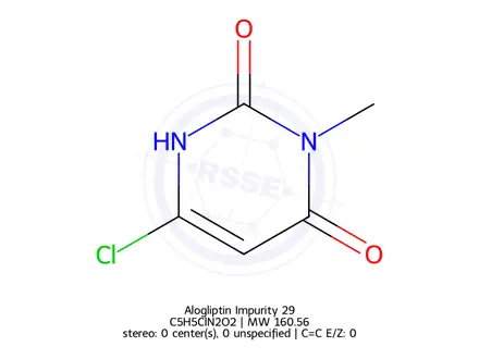 Chemical structure of Alogliptin Impurity 29