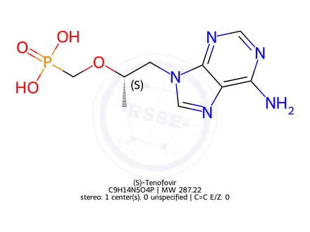 Chemical structure of S-Tenofovir