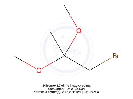 Chemical structure of 1-Bromo-2,2-dimethoxy-propane
