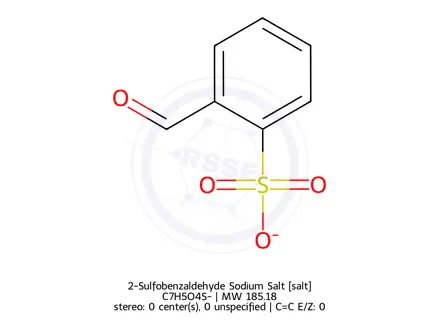 Chemical structure of 2-Sulfobenzaldehyde Sodium Salt