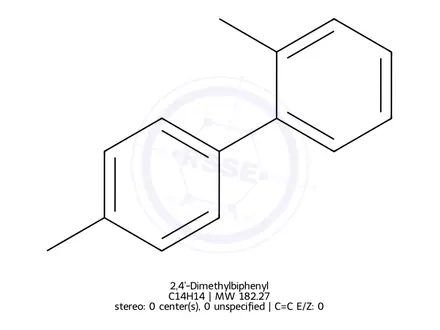 Chemical structure of 2,4'-Dimethylbiphenyl