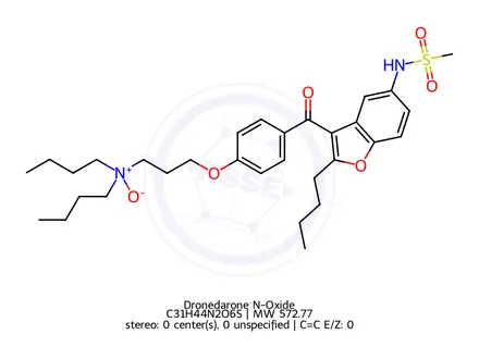 Chemical structure of Dronedarone N-Oxide