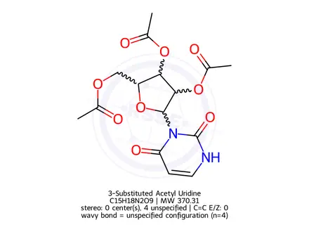 Chemical structure of 3-Substituted Acetyl Uridine
