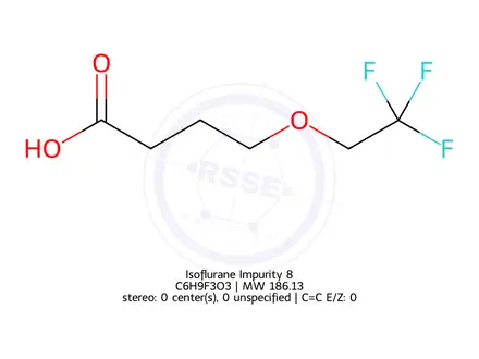 Chemical structure of Isoflurane Impurity 8