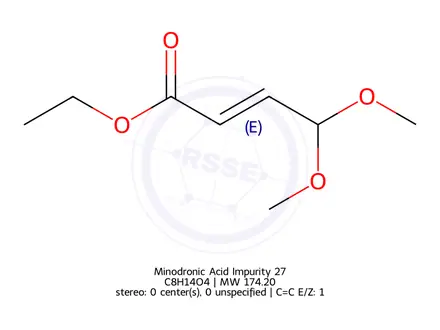 Chemical structure of Minodronic Acid Impurity 27
