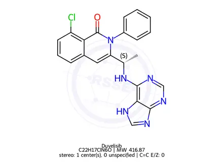 Chemical structure of Duvelisib