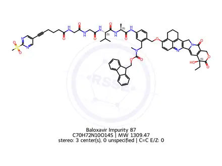 Chemical structure of Baloxavir Impurity 87