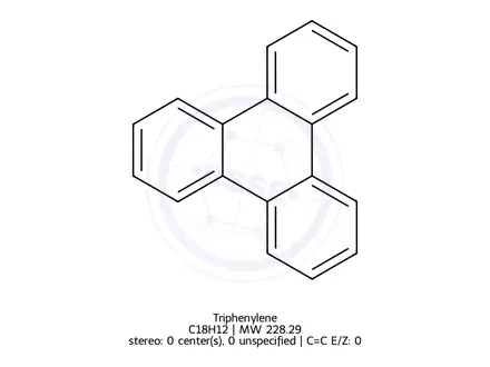 Chemical structure of Triphenylene
