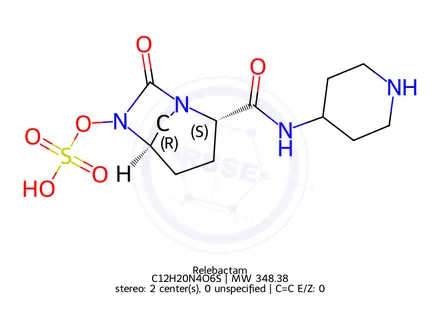 Chemical structure of Relebactam