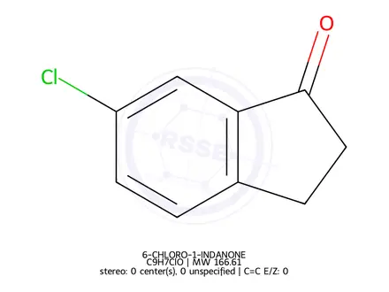 Chemical structure of 6-CHLORO-1-INDANONE