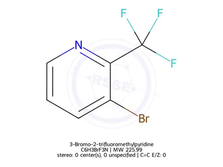 Chemical structure of 3-Bromo-2-trifluoromethylpyridine