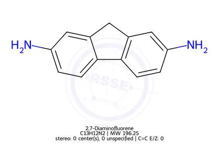 Chemical structure of 2,7-Diaminofluorene
